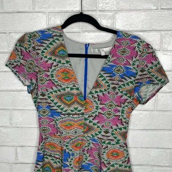 Lovers & Friends Cassidy Dress In A Mosaic Print - Picture 3 of 11